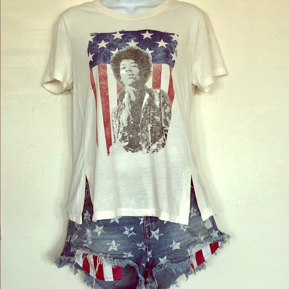 NWOT🎸JIMI HENDRIX T. By Karl Ferris Collection